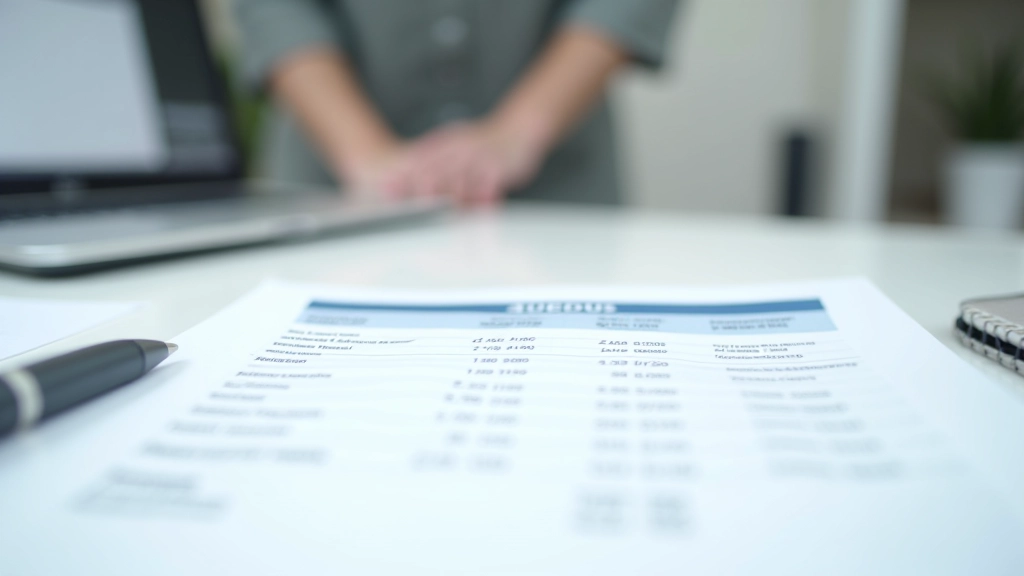 Document LDDS avec taux et conditions d'épargne, stylo sur table de travail